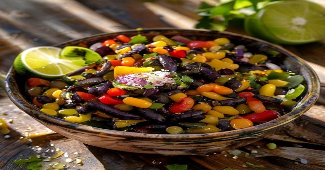 Quick black bean corn salsa salad ready in 10 minutes Fresh black bean corn salsa salad with lime and cilantro Easy 10-minute black bean corn salsa salad recipe Zesty black bean corn salsa salad in 10 minutes Simple black bean corn salsa salad with avocado Healthy 10-minute black bean corn salsa salad Colorful black bean corn salsa salad recipe Speedy black bean corn salsa salad with lime dressing Vibrant black bean corn salsa salad in minutes Quick vegan black bean corn salsa salad