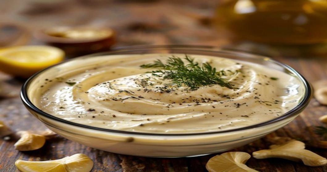 Dairy-free sour cream recipe ready in 10 minutes from scratch (118 characters)