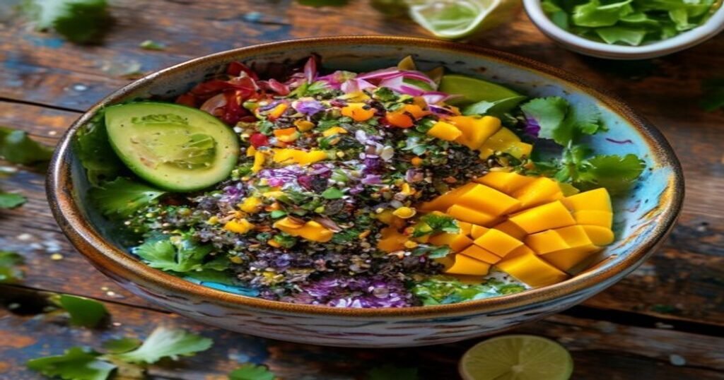 10-Minute Vegan Black Bean Mango Salsa Bowls