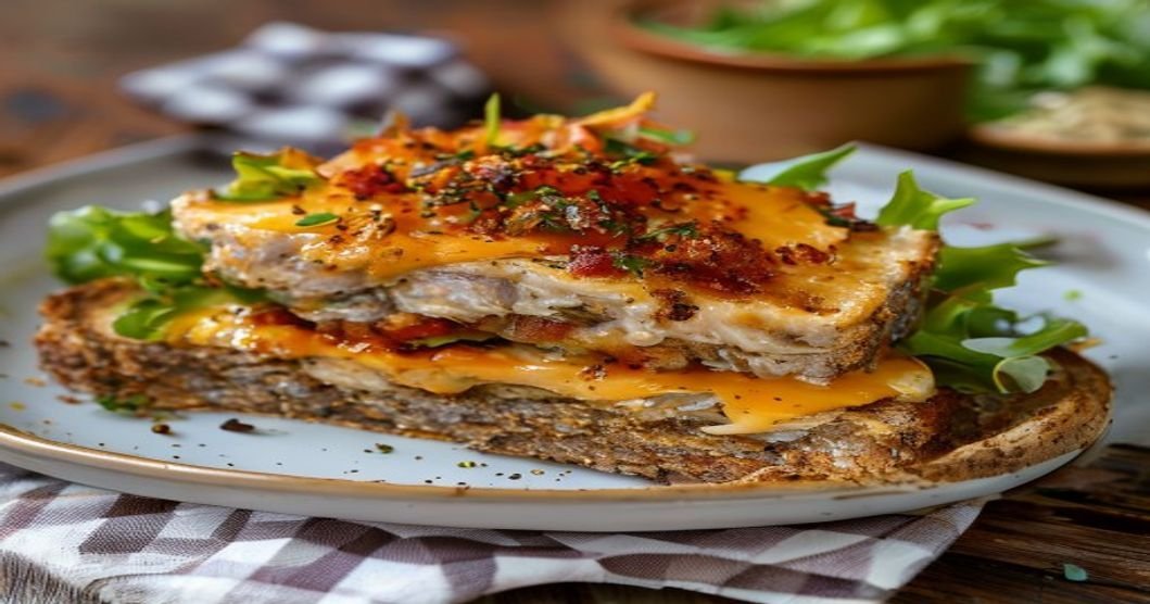 Vegan chickpea tuna melt in 10 mins