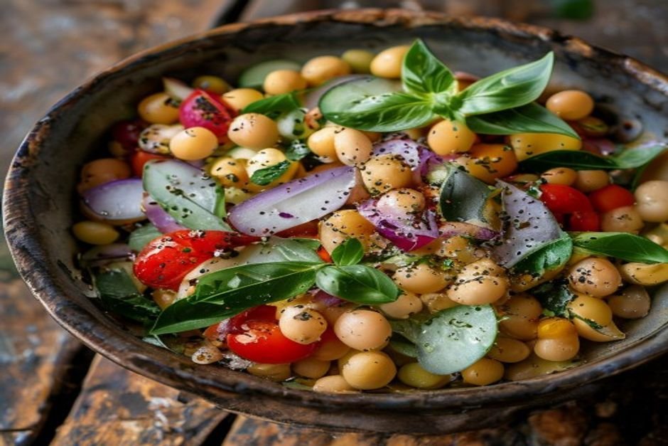 15-Minute Italian Grinder Bean Salad (High-Protein & No-Cook)