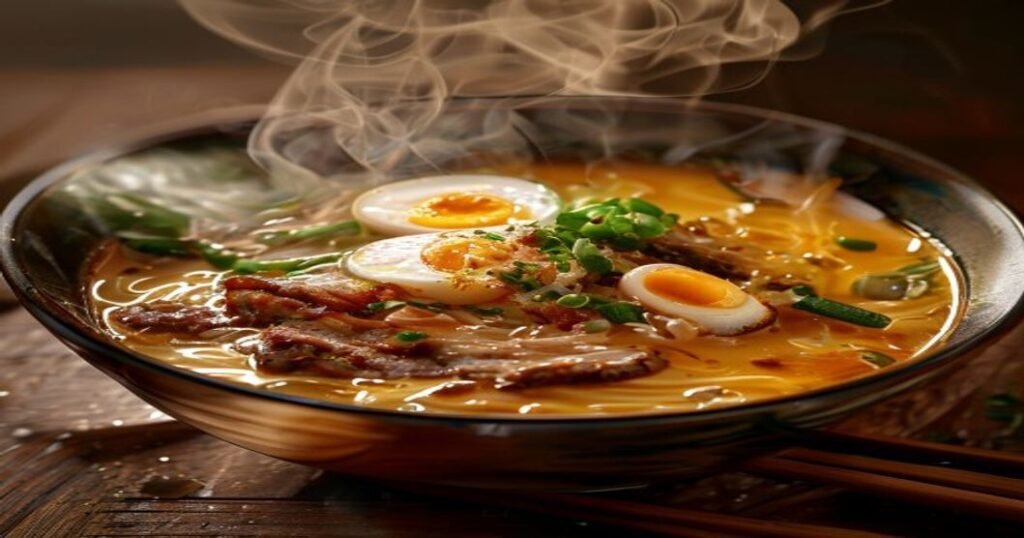 Creamy garlic butter ramen upgrade in 15 mins