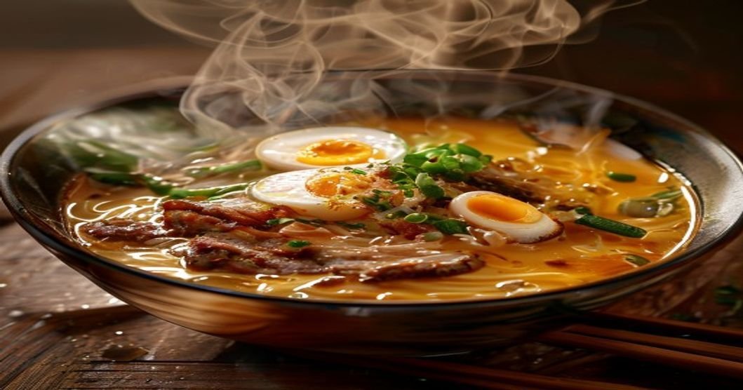 Creamy garlic butter ramen upgrade in 15 mins