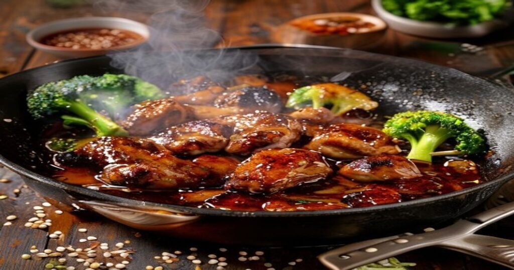 15-Minute Teriyaki Chicken & Broccoli Skillet – quick, easy, flavorful one-pan meal.