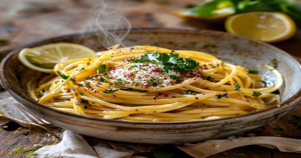 15-Minute Vegan Garlic & Olive Oil Pasta – quick, easy, flavorful vegan pasta dish