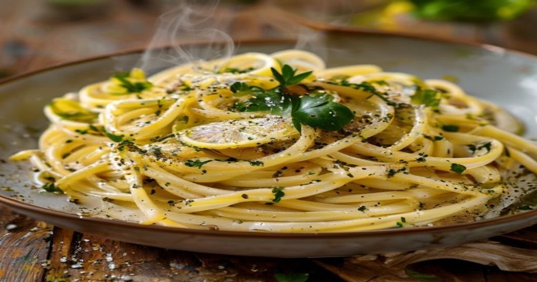 15-minute vegan lemon garlic cream pasta with fresh herbs Vegan creamy lemon garlic pasta ready in 15 minutes Quick vegan pasta with zesty lemon garlic cream sauce Easy 15-minute vegan lemon garlic pasta recipe Creamy vegan lemon garlic pasta in under 15 minutes