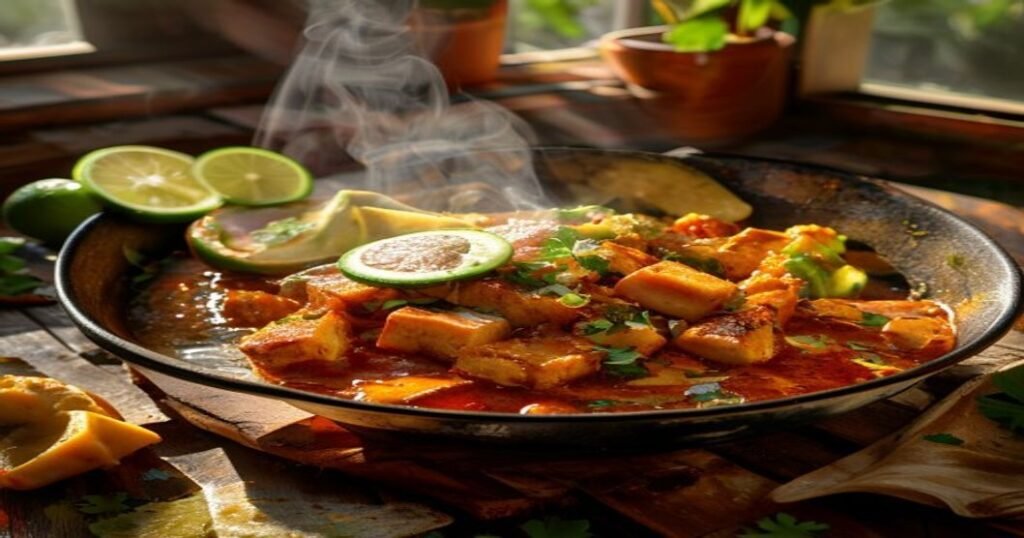 Vegan tofu rancheros in 15 mins—quick, protein-packed breakfast!