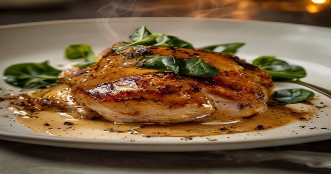 Creamy Boursin & spinach chicken in 20 mins