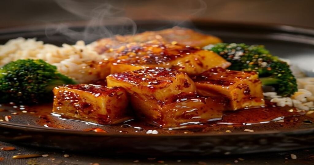 Spicy maple glazed tofu in 20 minutes – crispy, sweet, and bold vegan protein dish