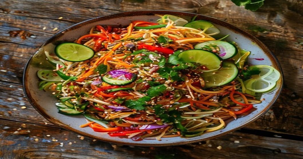 20-Minute Spicy Thai Peanut Noodle Salad