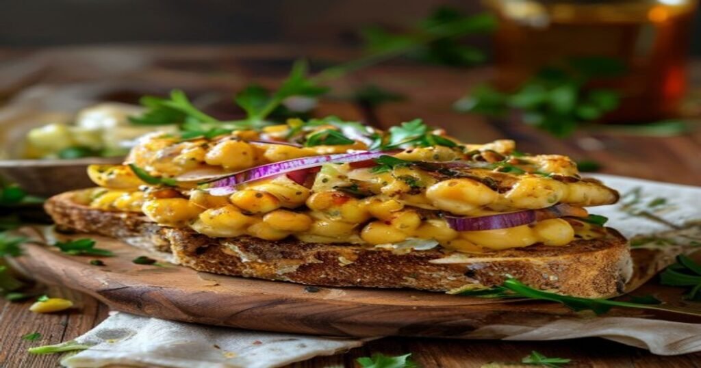 20-Min Vegan Curried Chickpea Salad Sandwiches