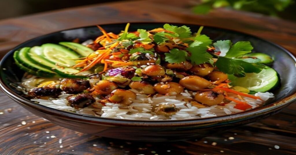 20-Minute Vegan Teriyaki Chickpea Bowl