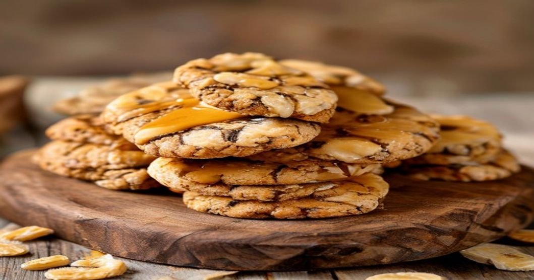Peanut butter banana oat cookies—3 ingredients, no flour, no sugar