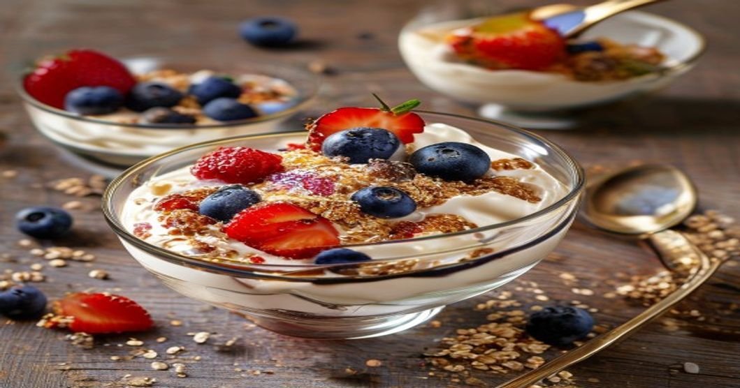5-Minute High-Protein Yogurt Parfait Bowls