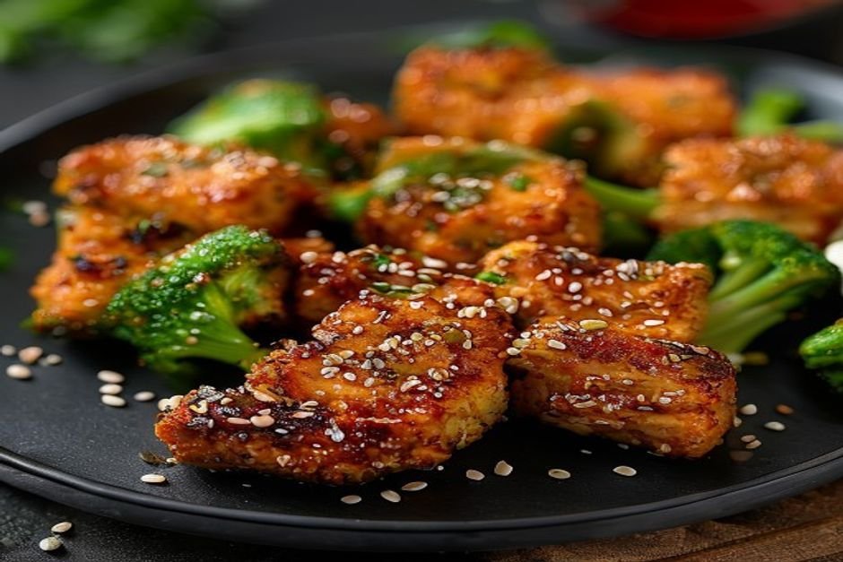 Easy Air Fryer Sesame Chicken (Better Than Takeout!)
