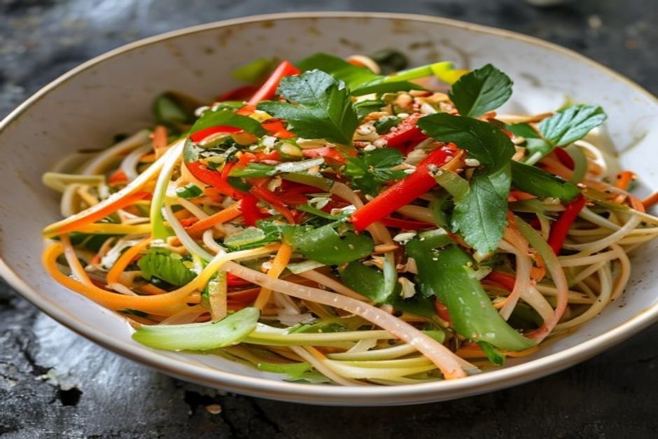 Lemongrass Vegetable Noodle Salad: The Perfect No-Cook Meal Prep