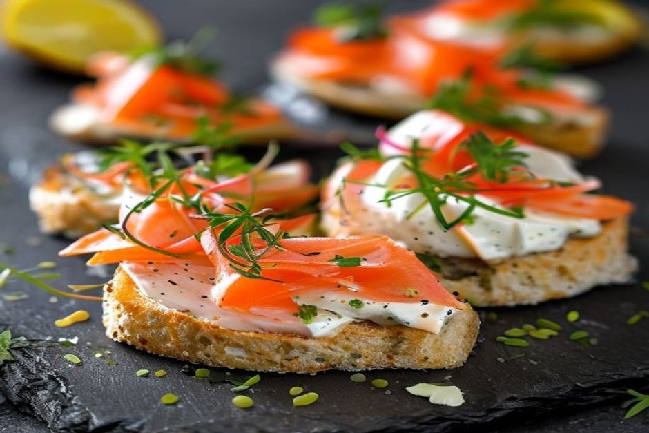 Smoked Salmon & Dill Crostini: An Approachable, Elegant Party Starter