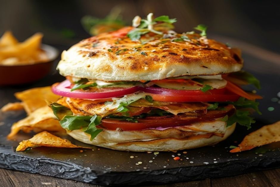 The Dubai Paratha Burger: The Crispy, Flaky Smash Burger Variation You Need