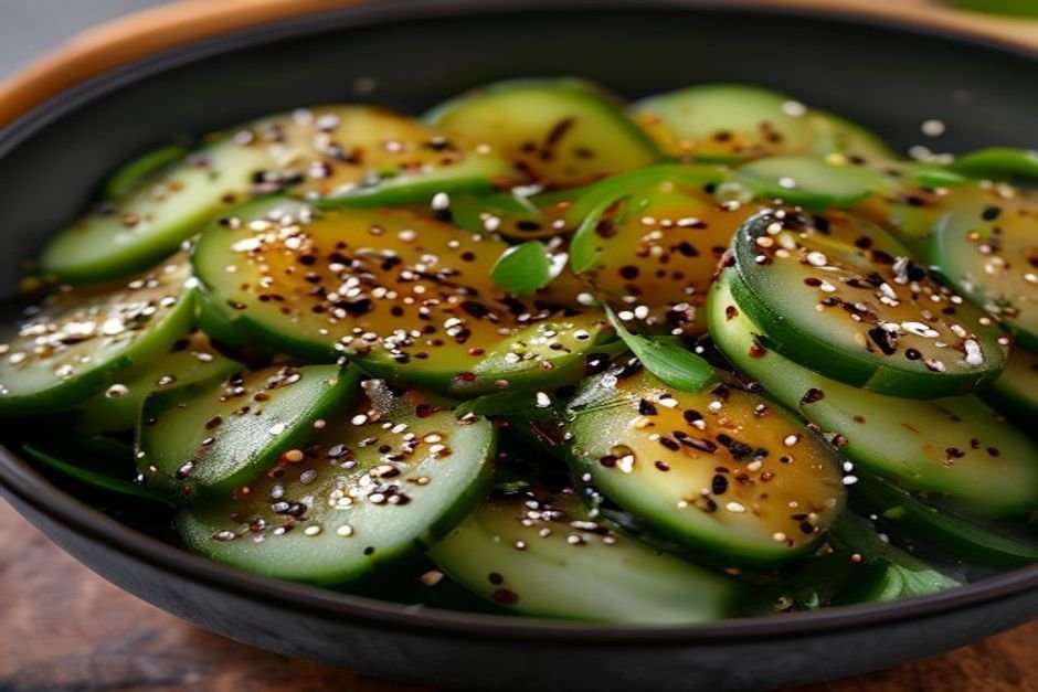 The Internet's Favorite Cucumber Salad (With Soy Sauce & Sesame Oil)