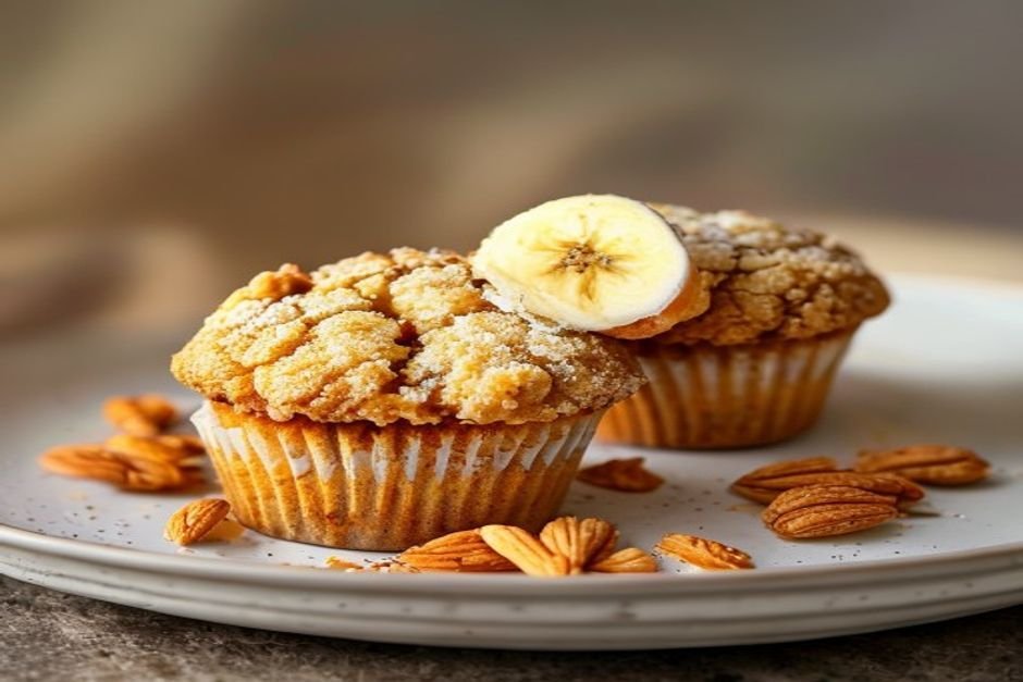 The Ultimate 3-Ingredient Protein Muffins (No Added Sugar!)