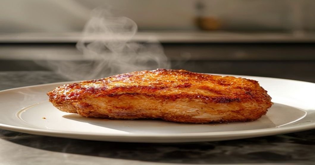 Air Fryer Crispy Pork Chops, juicy inside, golden outside