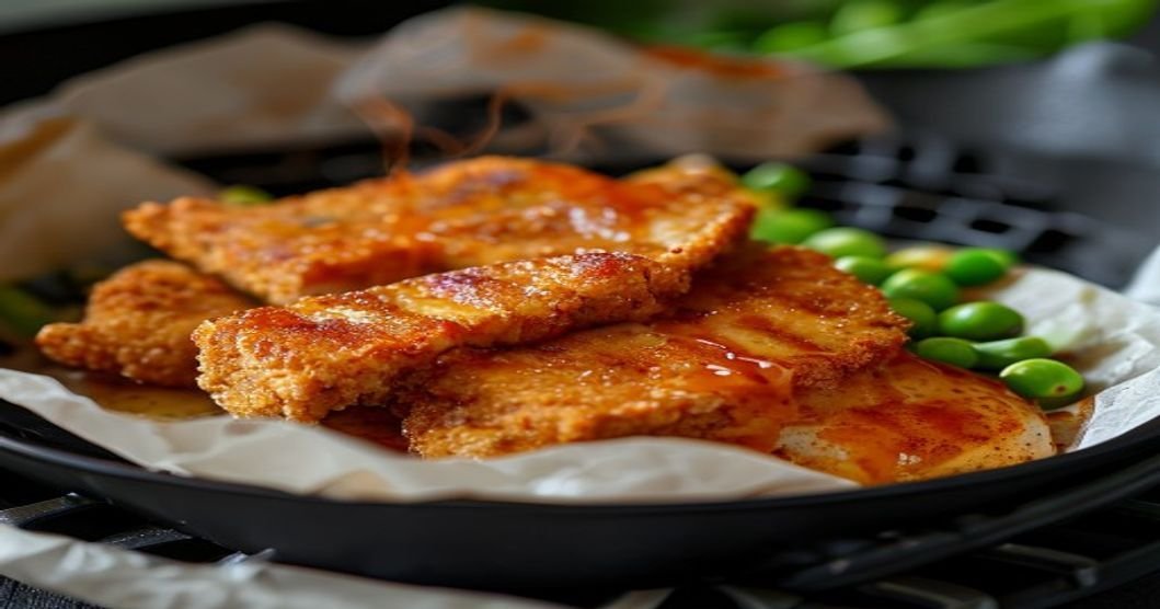 Air Fryer Vegan Crispy Tofu Katsu