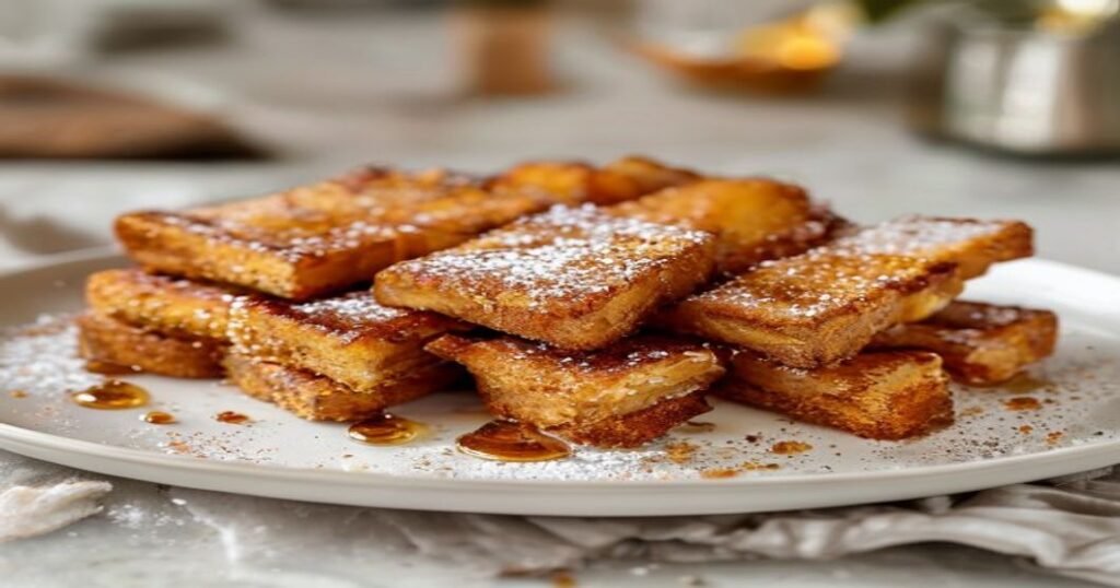 Air Fryer Vegan French Toast Sticks – crispy, cinnamon-sugar sticks made in the air fryer.
