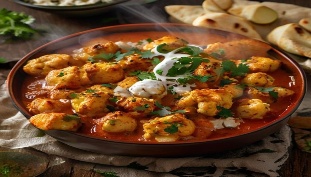 Cauliflower chickpea tikka masala curry recipe vegan