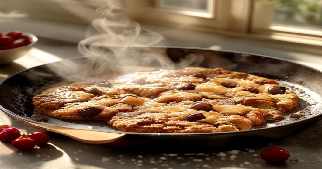 Cooking just for you? This vegan skillet cookie has your name on it.