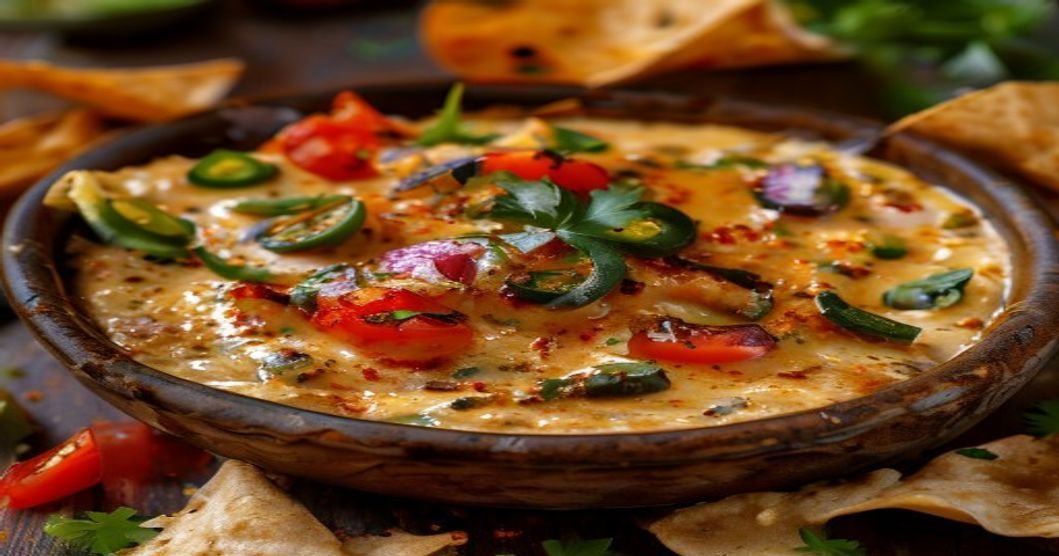 Dairy-free creamy cashew queso dip with rich, cheesy flavor – perfect for vegan snacks (119 chars)