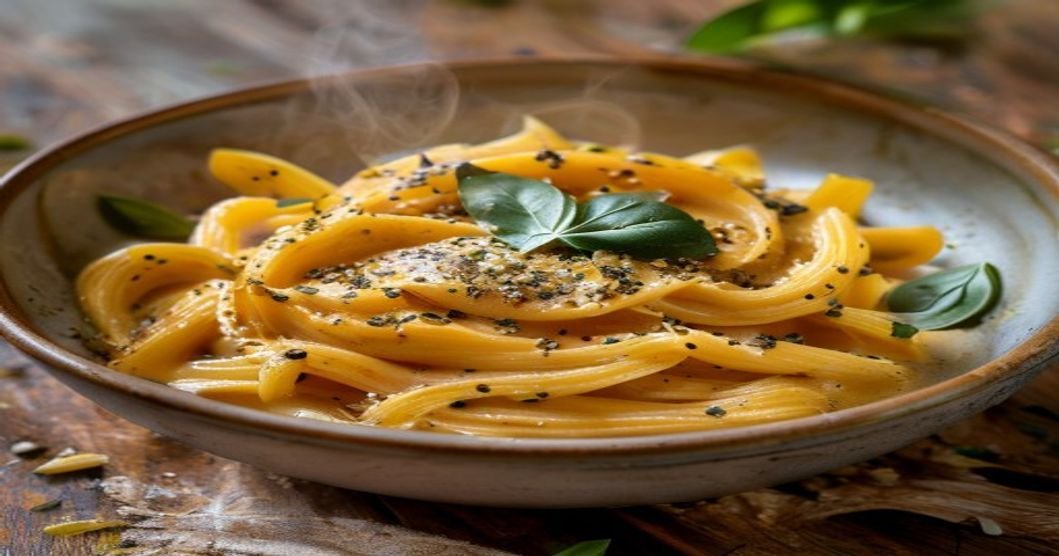 Creamy dairy-free butternut squash mac and cheese, perfect comfort food