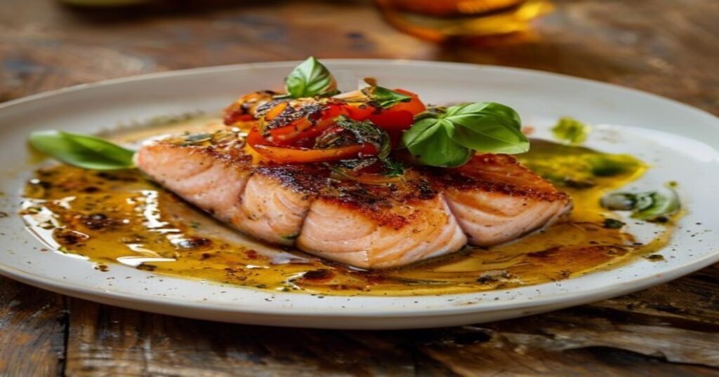 Creamy Tuscan Salmon with Sun-Dried Tomatoes