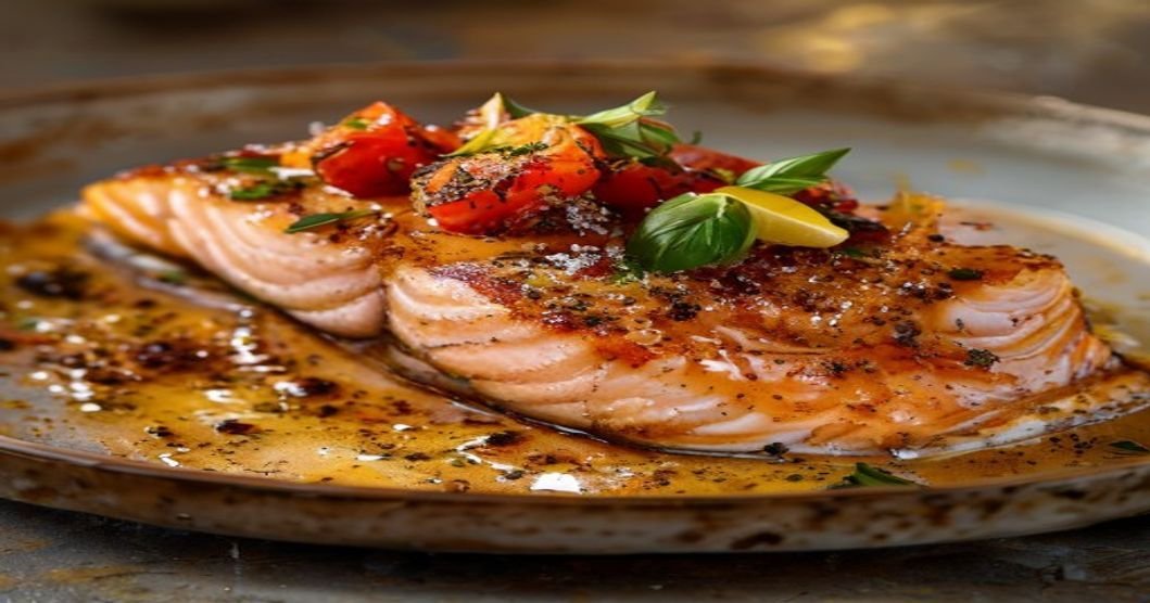 Creamy Tuscan Salmon with Sun-Dried Tomatoes
