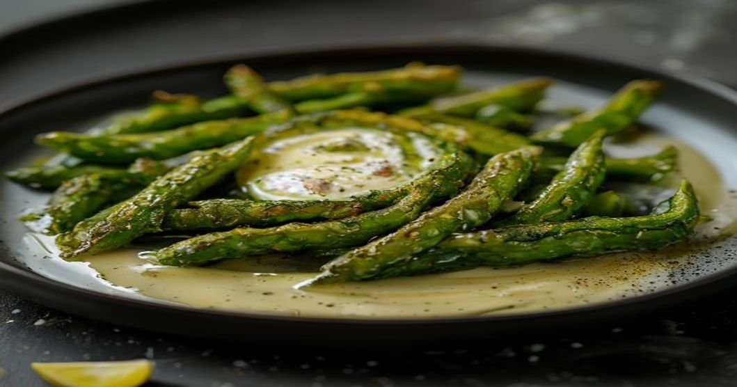 Crispy Air Fryer Green Beans with Garlic Aioli
