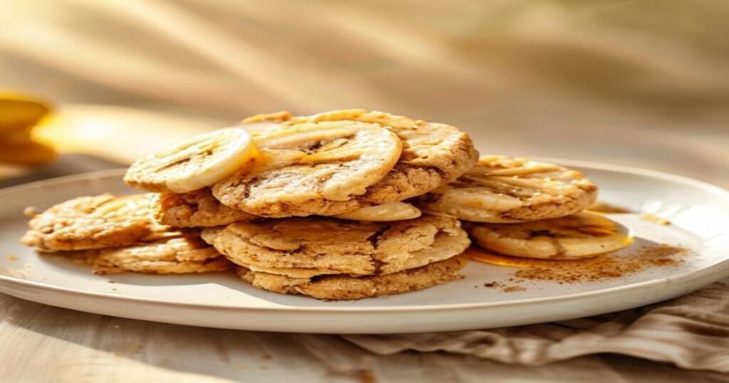 Easy 3-ingredient banana oatmeal breakfast cookies