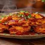 Spicy crispy vegan General Tsos cauliflower recipe easy plant-based dinner (118 chars)