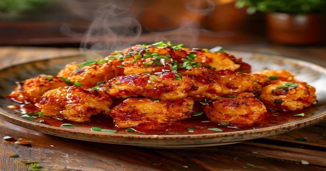 Spicy crispy vegan General Tsos cauliflower recipe easy plant-based dinner (118 chars)