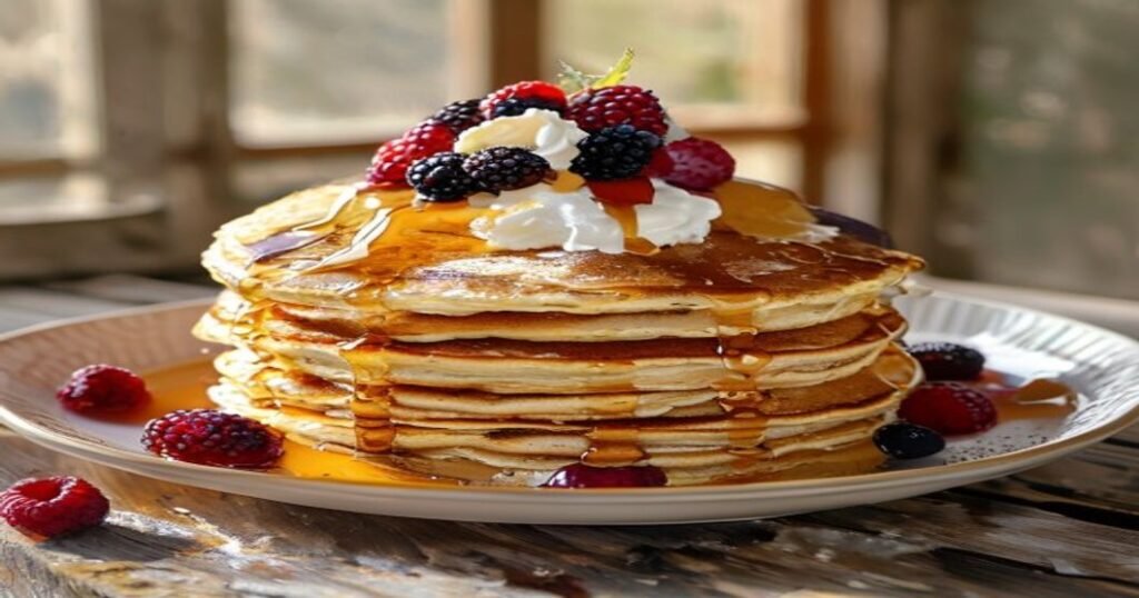 Fluffiest vegan pancakes for weekend brunch