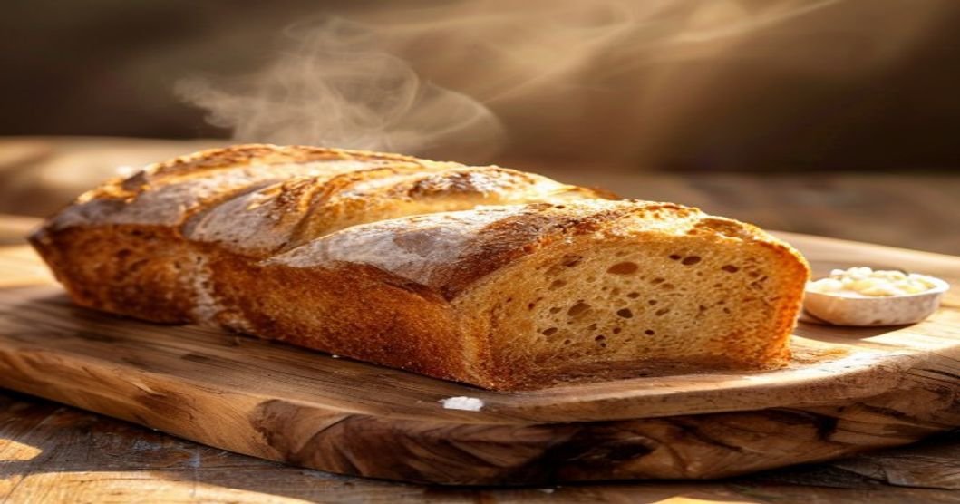 Fluffy vegan whole wheat bread, soft & healthy