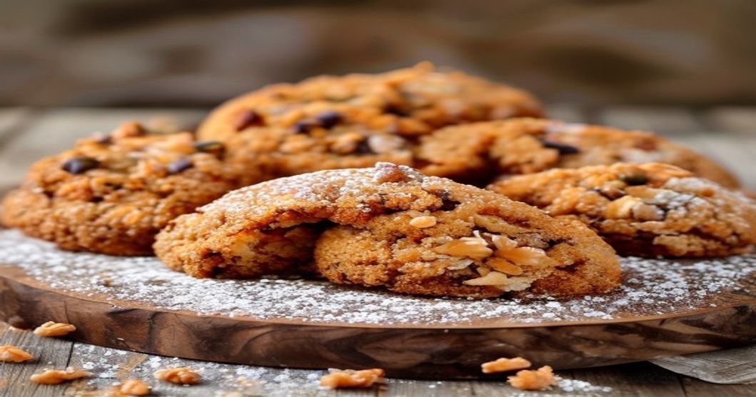 Healthy vegan carrot cake breakfast cookies packed with nutrients