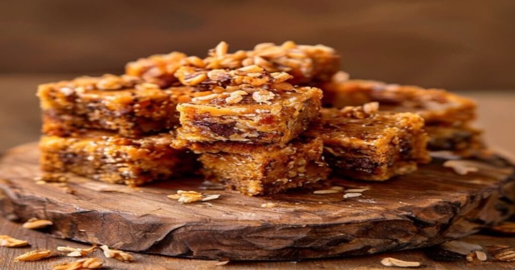 Vegan carrot cake energy bites with nuts and spices for a healthy snack (118 characters)