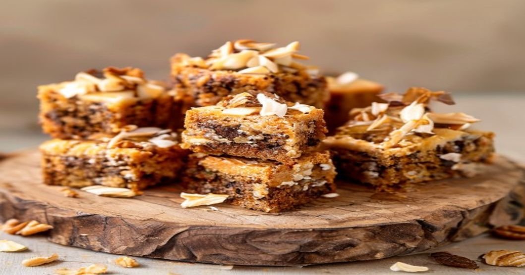 Tasty vegan carrot cake energy bites with nuts and spices for a healthy snack (118 characters)