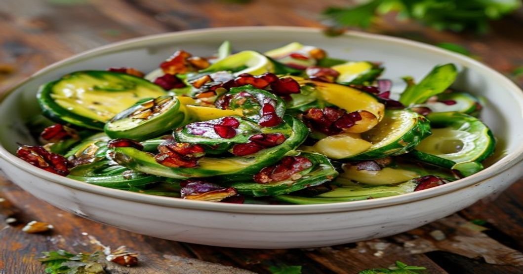 Healthy vegan shaved Brussels sprout salad with lemon dressing