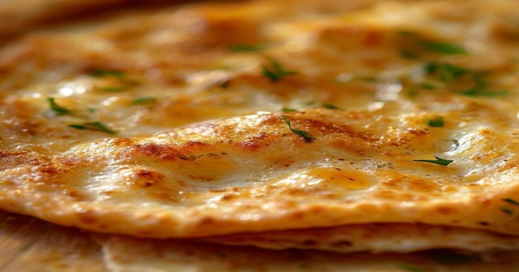 High-protein 2-ingredient cottage cheese flatbread recipe (118 characters)