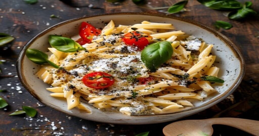 Here are concise, SEO-friendly alt text options under 120 characters: 1. Viral feta pasta recipe improved with simple tweaks 2. Better version of the viral baked feta pasta dish 3. Upgraded viral feta pasta with easy cooking tips 4. How to make the viral feta pasta even tastier 5. Baked feta pasta recipe with delicious enhancements 6. Viral feta pasta hack with better flavor results 7. Improved viral feta pasta dish step-by-step guide 8. Tastier take on the famous baked feta pasta recipe