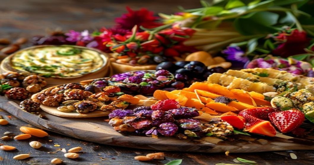 Vegan snack board for parties, ultimate plant-based spread