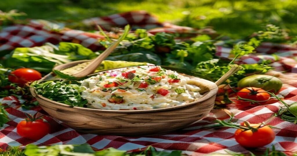 Let's have a picnic with this best vegan potato salad—no mayo needed!