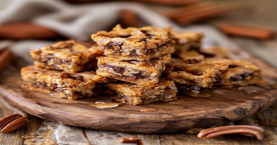No-bake vegan pecan pie energy bites with dates and oats (118 characters)