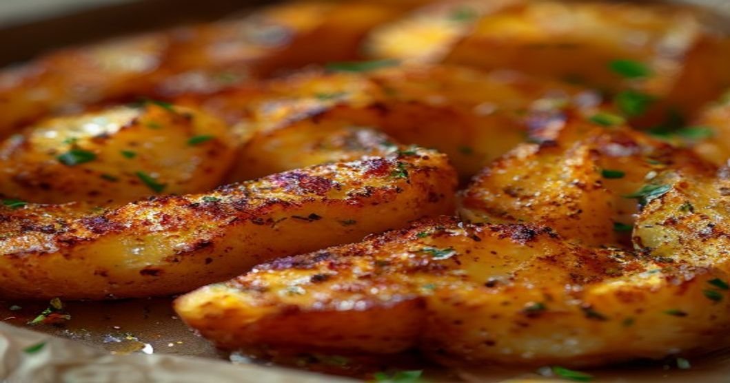 Healthy oil-free crispy baked potato wedges recipe Crispy baked potato wedges without oil for a healthy snack Easy oil-free baked potato wedges with crispy texture Low-fat crispy potato wedges baked to perfection Oil-free baked potato wedges with herbs and spices Crispy oven-baked potato wedges no oil needed Guilt-free oil-free baked potato wedges recipe Spiced oil-free crispy baked potato wedges Baked potato wedges crispy without oil or fat Quick oil-free baked potato wedges with seasoning