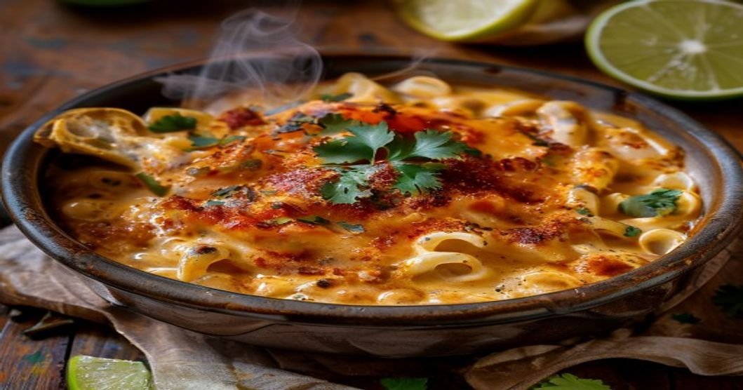 One-Pot Vegan Chili Mac and Cheese - hearty, cheesy, plant-based comfort food